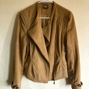 Brown suede jacket